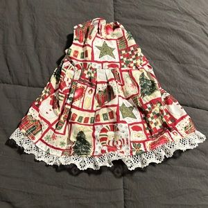 American girl doll Christmas dress